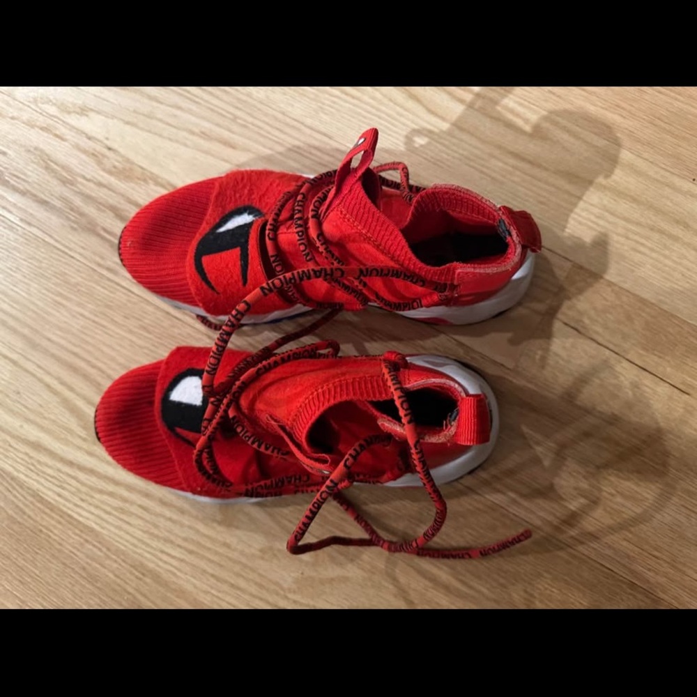 Kids Red Sneakers Champion